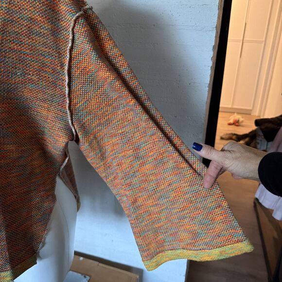 We The Free Sunny Days Oversized Turtleneck Sweater L Boho Artsy Vintage Revival - Picture 5 of 9